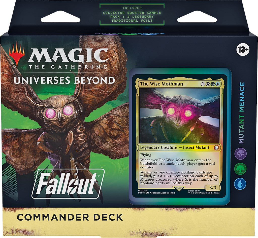 Fallout: Out of the Vault - Mutant Menace Commander Deck | Amazing Games TCG