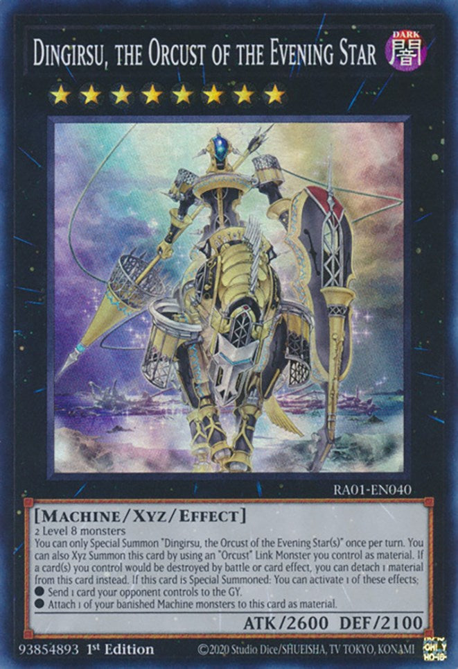 Dingirsu, the Orcust of the Evening Star [RA01-EN040] Super Rare | Amazing Games TCG