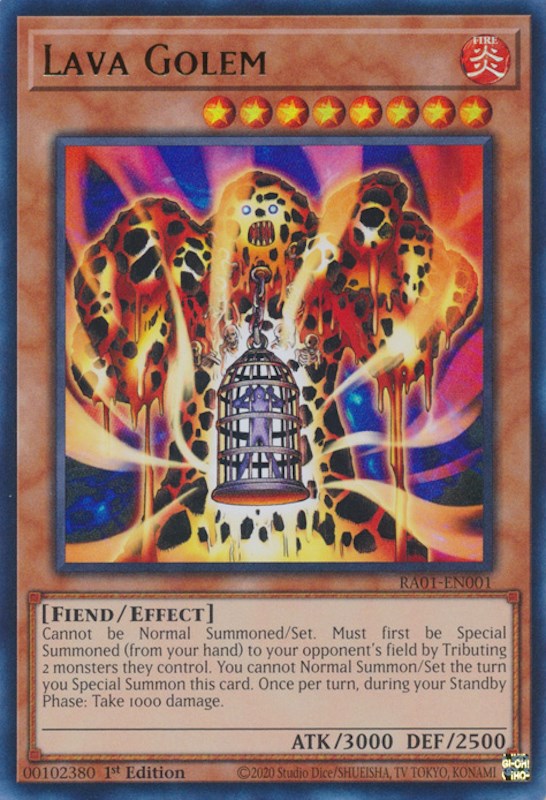 Lava Golem [RA01-EN001] Ultra Rare | Amazing Games TCG