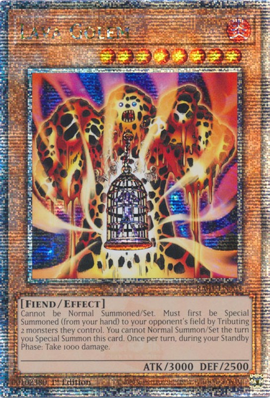 Lava Golem [RA01-EN001] Quarter Century Secret Rare | Amazing Games TCG