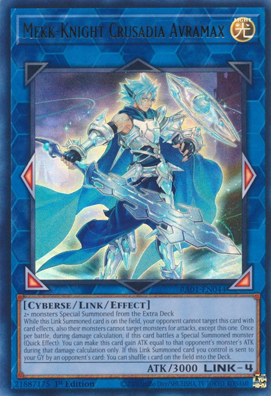 Mekk-Knight Crusadia Avramax [RA01-EN044] Ultra Rare | Amazing Games TCG