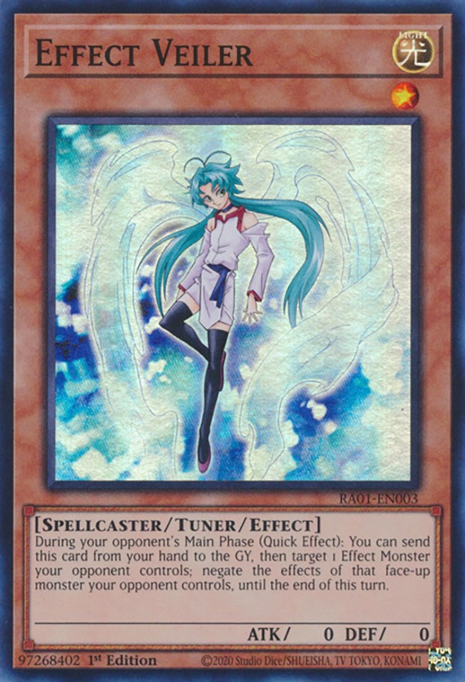 Effect Veiler [RA01-EN003] Super Rare | Amazing Games TCG