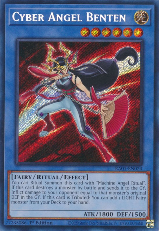 Cyber Angel Benten [RA01-EN024] Secret Rare | Amazing Games TCG