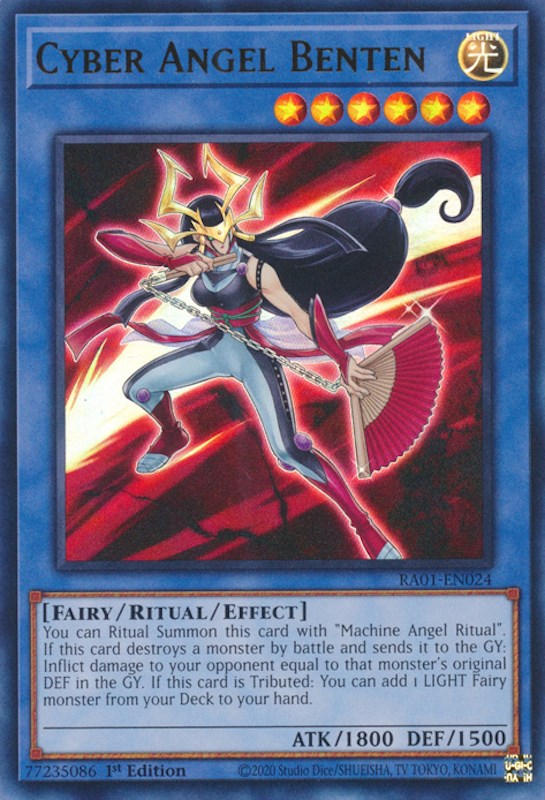 Cyber Angel Benten [RA01-EN024] Ultra Rare | Amazing Games TCG