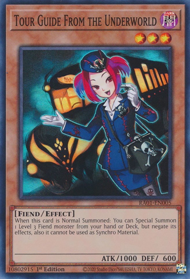 Tour Guide From the Underworld [RA01-EN005] Super Rare | Amazing Games TCG