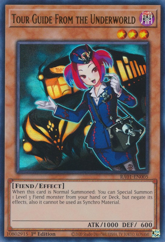 Tour Guide From the Underworld [RA01-EN005] Ultra Rare | Amazing Games TCG