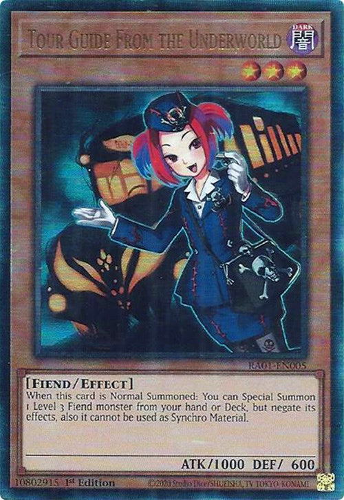 Tour Guide From the Underworld [RA01-EN005] Prismatic Ultimate Rare | Amazing Games TCG