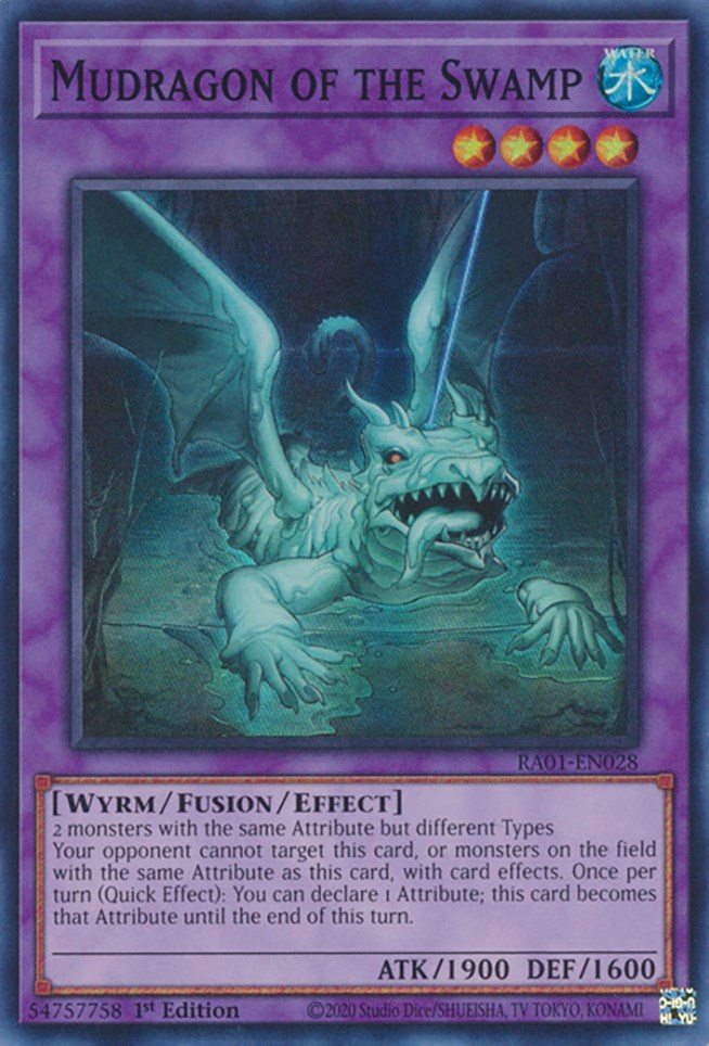 Mudragon of the Swamp [RA01-EN028] Super Rare | Amazing Games TCG