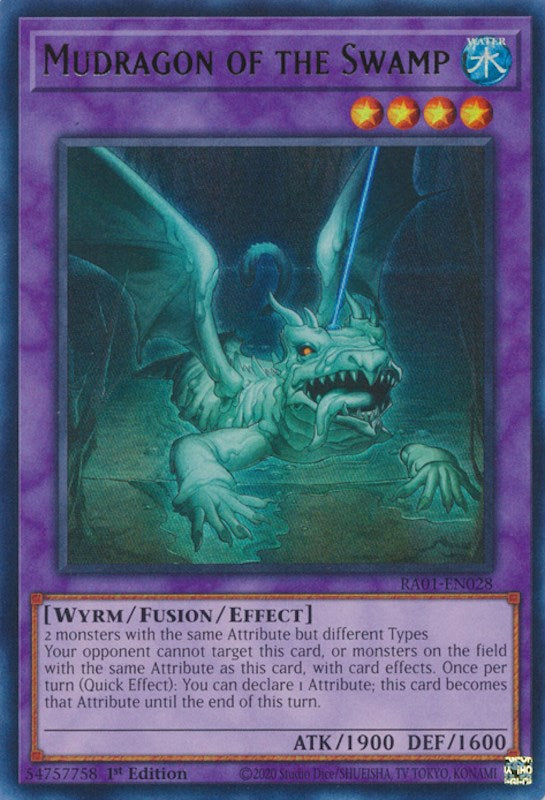 Mudragon of the Swamp [RA01-EN028] Ultra Rare | Amazing Games TCG