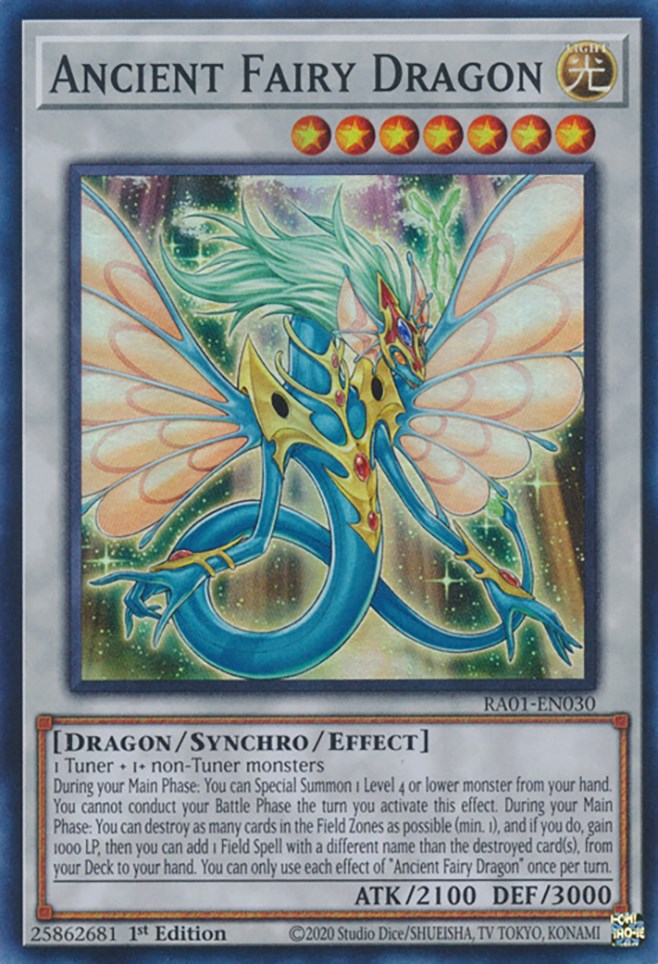 Ancient Fairy Dragon [RA01-EN030] Super Rare | Amazing Games TCG