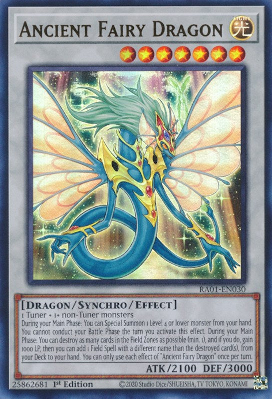 Ancient Fairy Dragon [RA01-EN030] Ultra Rare | Amazing Games TCG