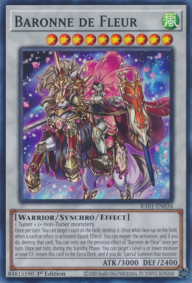 Baronne de Fleur [RA01-EN034] Super Rare | Amazing Games TCG