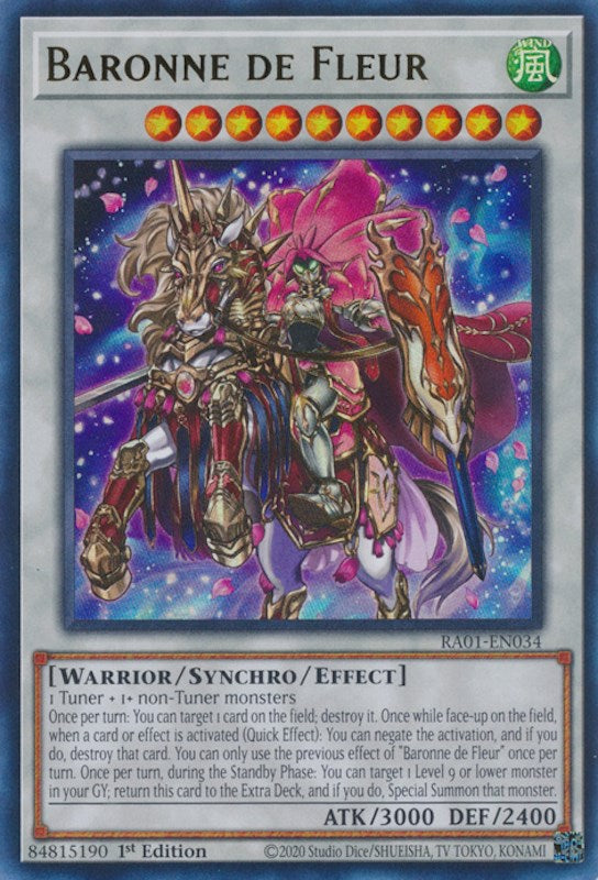 Baronne de Fleur [RA01-EN034] Ultra Rare | Amazing Games TCG