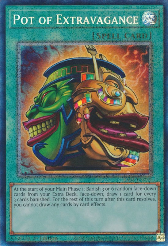 Pot of Extravagance [RA01-EN059] Prismatic Collector's Rare | Amazing Games TCG