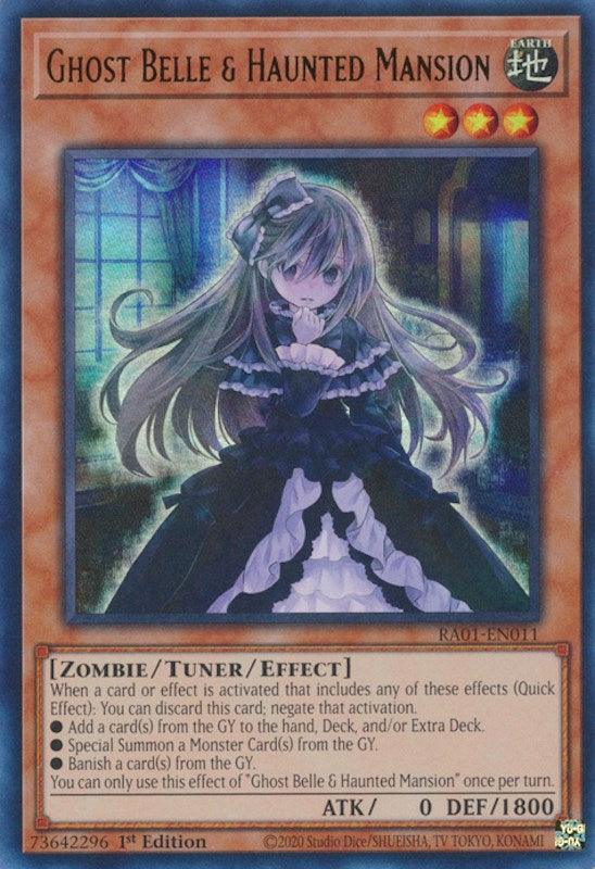 Ghost Belle & Haunted Mansion [RA01-EN011] Ultra Rare | Amazing Games TCG