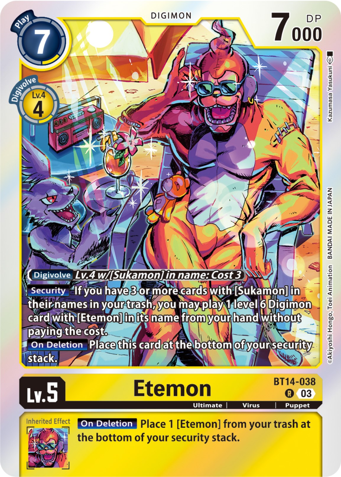 Etemon [BT14-038] [Blast Ace] | Amazing Games TCG