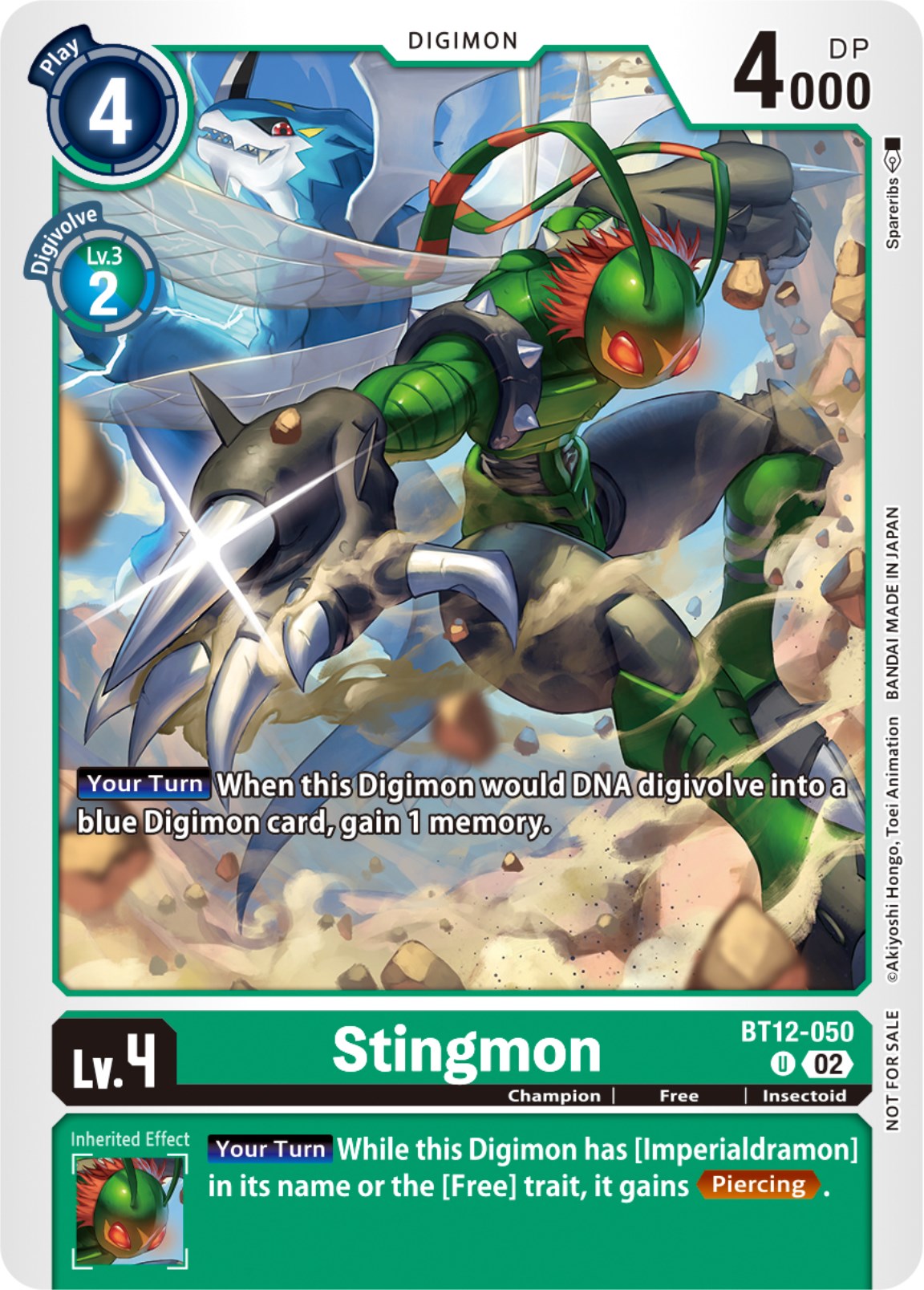 Stingmon [BT12-050] (NYCC 2023 Demo Deck) [Across Time] | Amazing Games TCG