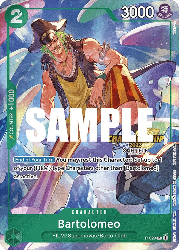 Bartolomeo (CS 2023 Event Pack) [One Piece Promotion Cards] | Amazing Games TCG