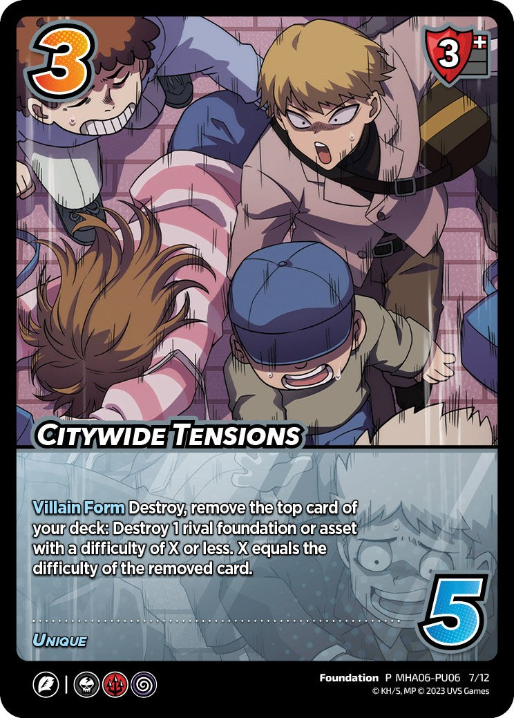 Citywide Tensions (Plus Ultra Pack 6) [Miscellaneous Promos] | Amazing Games TCG
