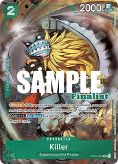 Killer (CS 2023 Top Players Pack) [Finalist] [One Piece Promotion Cards] | Amazing Games TCG