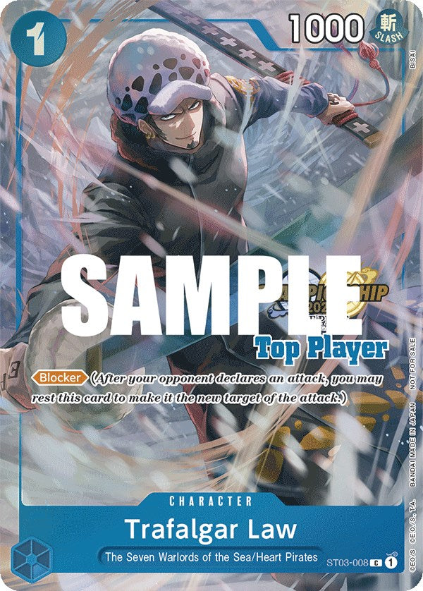 Trafalgar Law (CS 2023 Top Players Pack) [One Piece Promotion Cards] | Amazing Games TCG