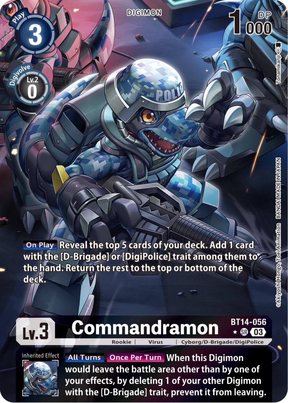 Commandramon [BT14-056] (Alternate Art) [Blast Ace] | Amazing Games TCG