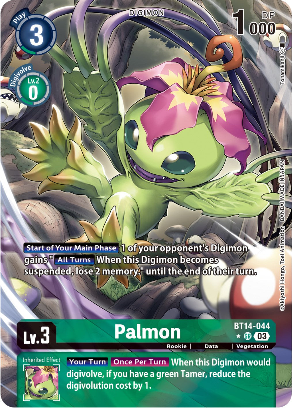 Palmon [BT14-044] (Alternate Art) [Blast Ace] | Amazing Games TCG