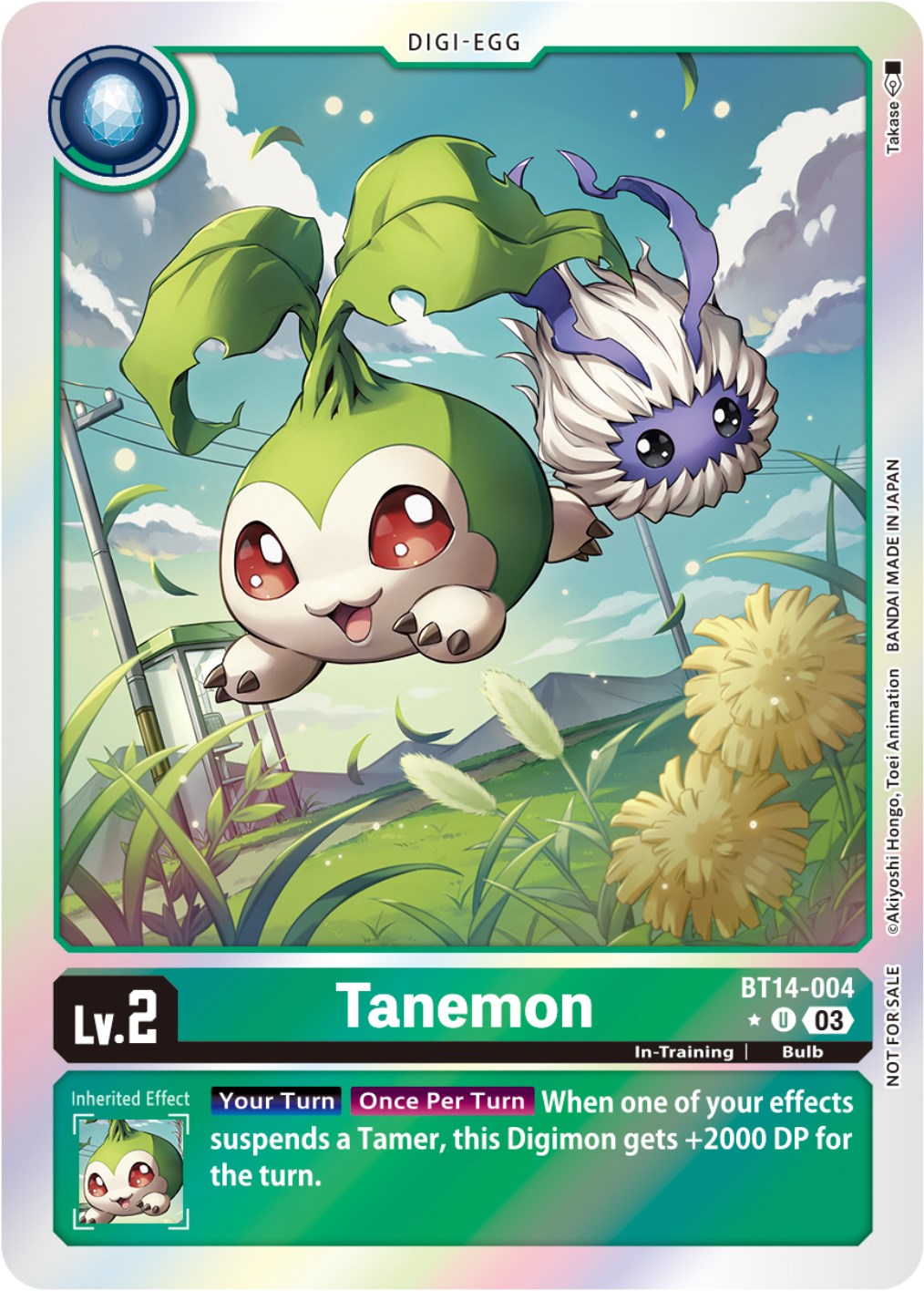 Tanemon [BT14-004] (Blast Ace Box Promotion Pack) [Blast Ace] | Amazing Games TCG