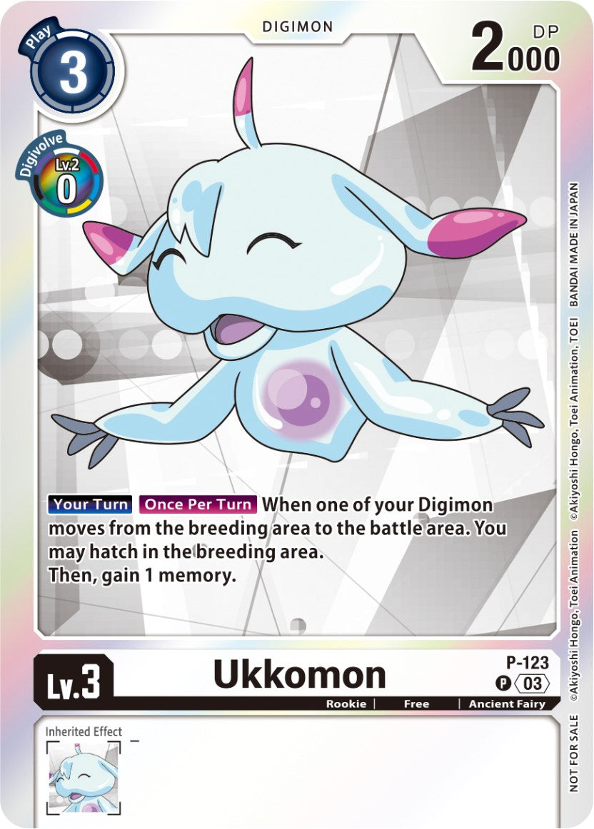 Ukkomon [P-123] (Tamer Party Pack -The Beginning- Ver. 2.0) [Promotional Cards] | Amazing Games TCG