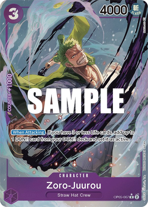 Zoro-Juurou (Alternate Art) [Awakening of the New Era] | Amazing Games TCG