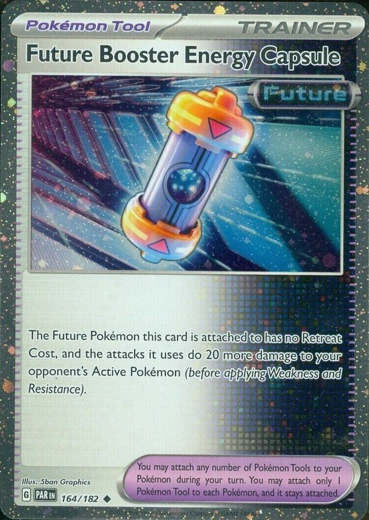 Future Booster Energy Capsule (164/182) (Cosmos Holo) [Scarlet & Violet: Paradox Rift] | Amazing Games TCG