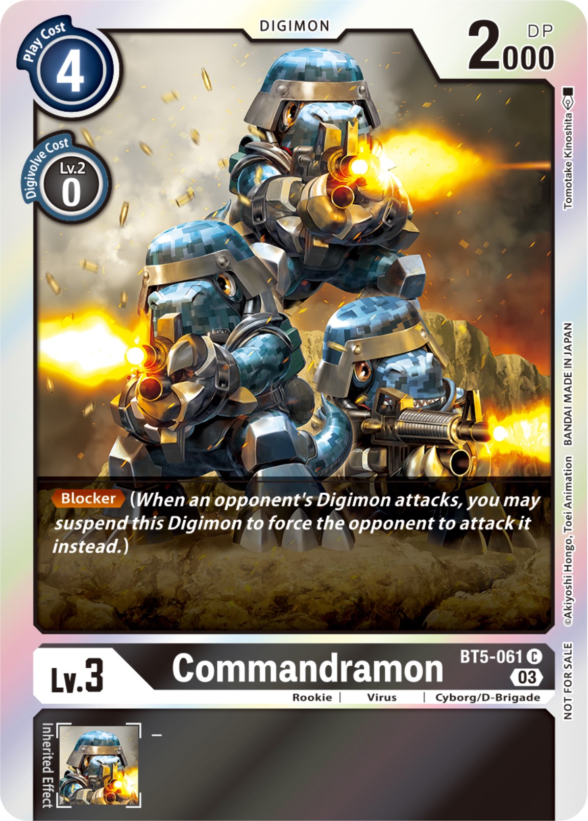 Commandramon [BT5-061] (Winner Pack -Blast Ace-) [Battle of Omni Promos] | Amazing Games TCG
