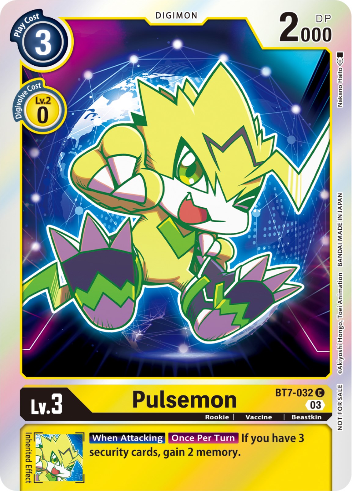 Pulsemon [BT7-032] (Official Tournament Pack Vol.11) [Next Adventure] | Amazing Games TCG