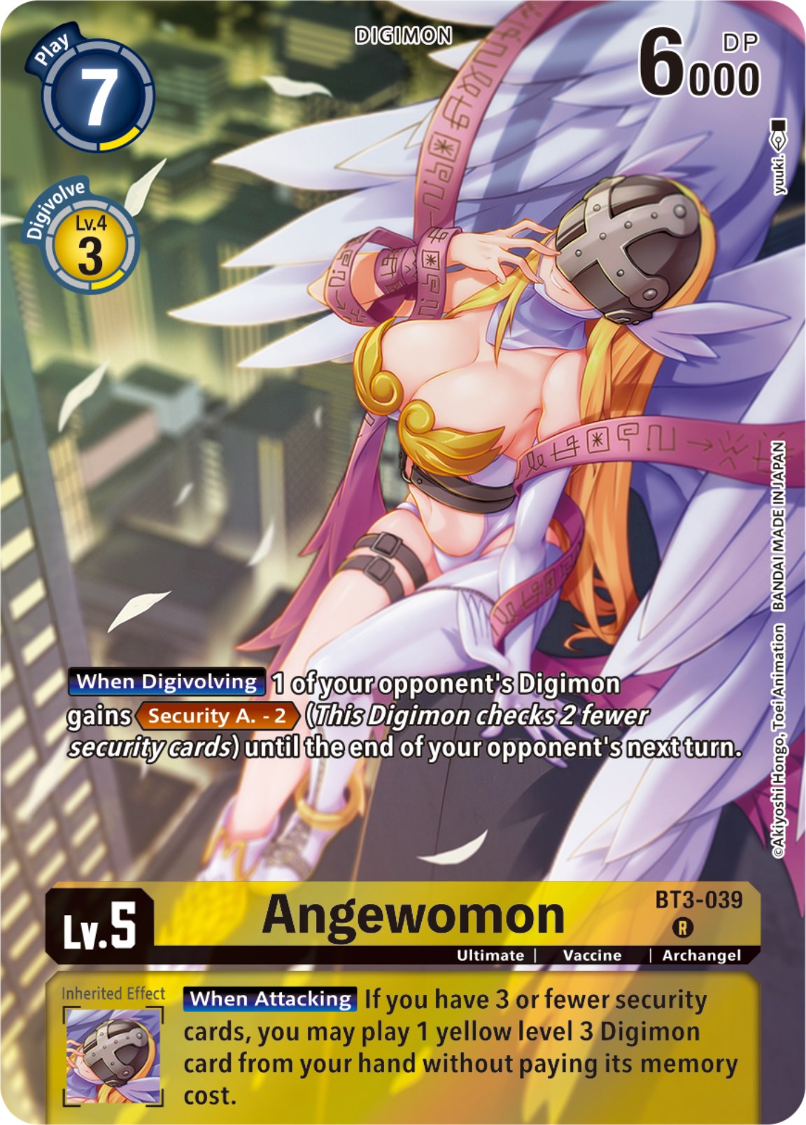 Angewomon [BT3-039] (Gift Box 2023) [Release Special Booster Promos] | Amazing Games TCG