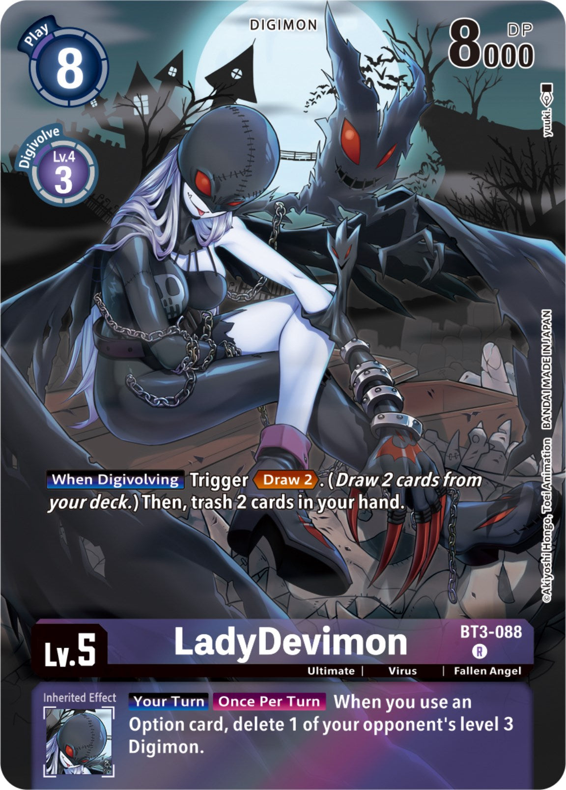 LadyDevimon [BT3-088] (Gift Box 2023) [Release Special Booster Promos] | Amazing Games TCG