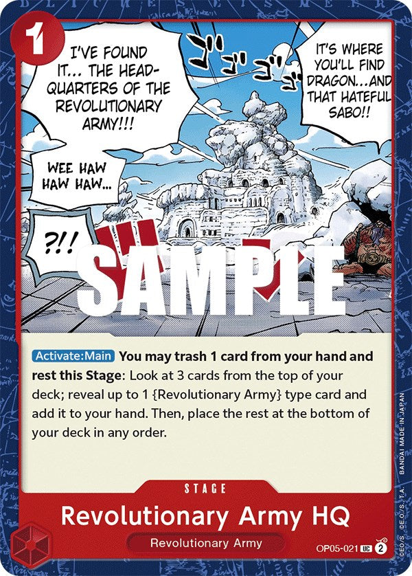 Revolutionary Army HQ [Awakening of the New Era] | Amazing Games TCG