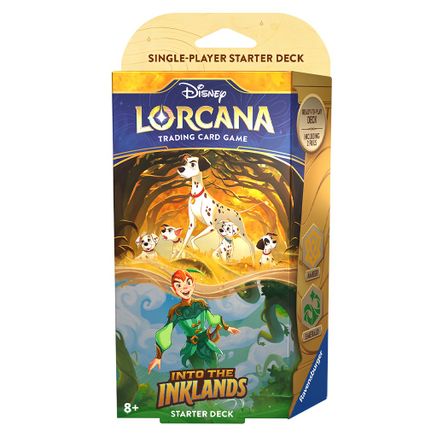 Disney Lorcana: Into the Inklands Starter Deck (Amber & Emerald) | Amazing Games TCG