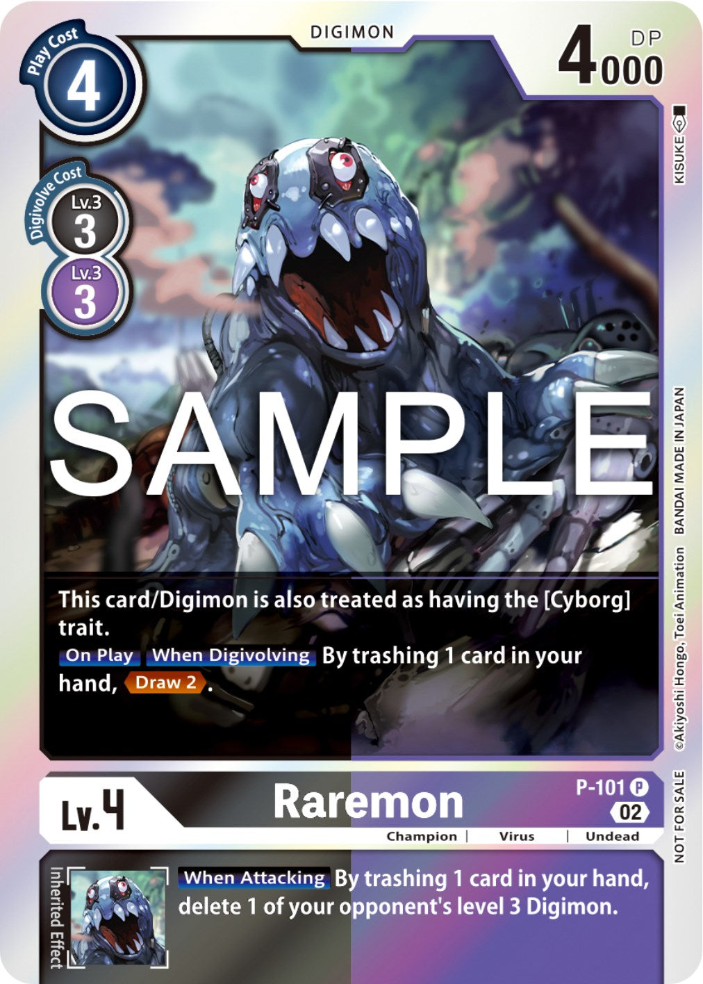 Raremon [P-101] (Limited Card Pack Ver.2) [Promotional Cards] | Amazing Games TCG