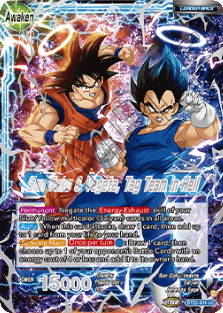 Son Goku // Son Goku & Vegeta, Tag Team in Hell (2023 Championship Finals) (BT22-031) [Tournament Promotion Cards] | Amazing Games TCG