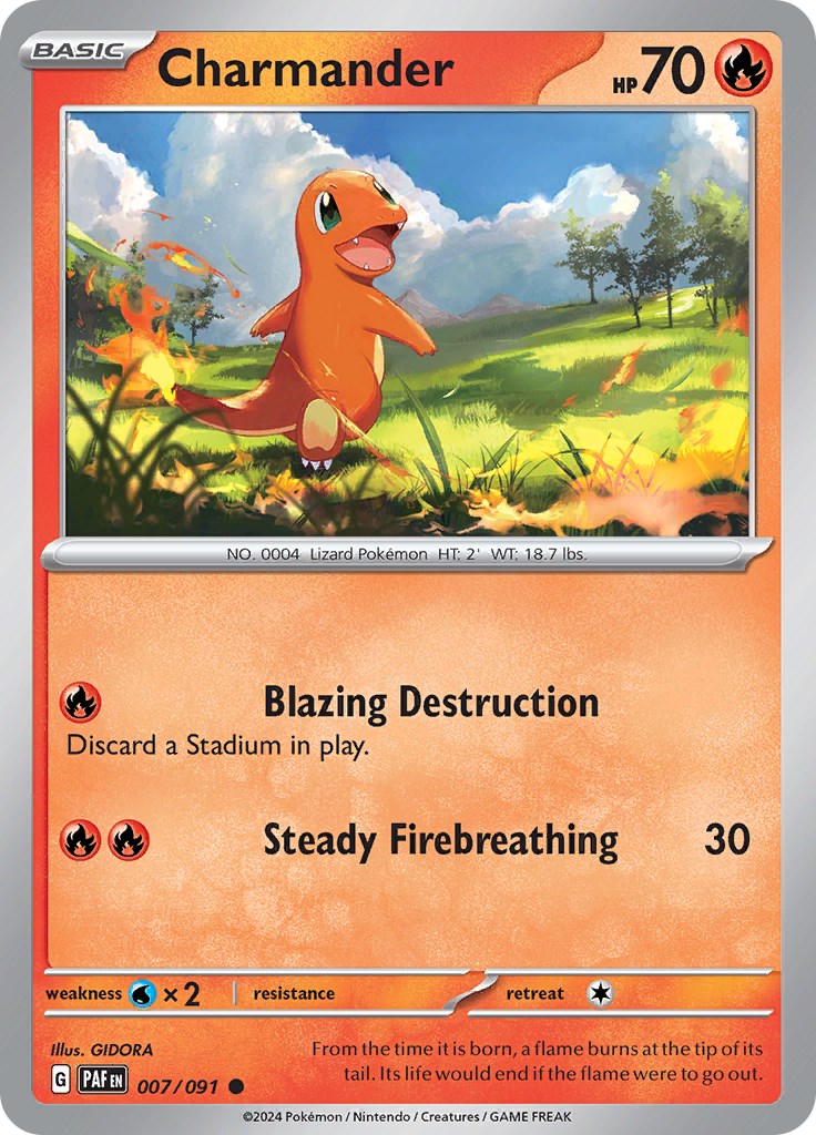 Charmander (007/091) [Scarlet & Violet: Paldean Fates] | Amazing Games TCG