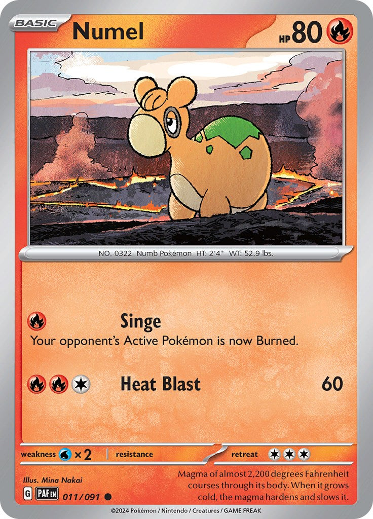 Numel (011/091) [Scarlet & Violet: Paldean Fates] | Amazing Games TCG