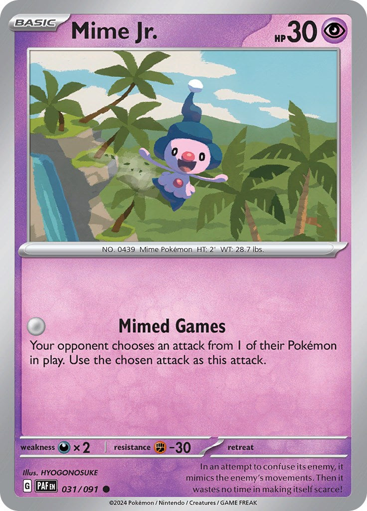 Mime Jr. (031/091) [Scarlet & Violet: Paldean Fates] | Amazing Games TCG