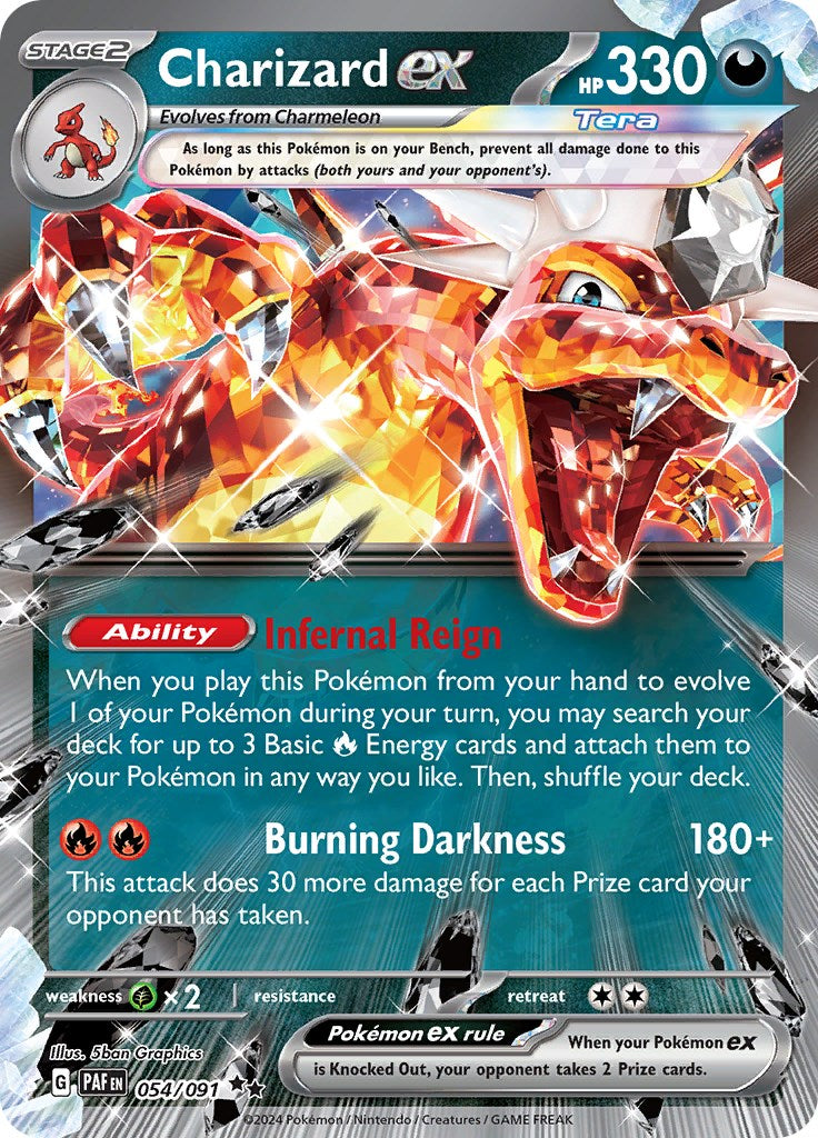 Charizard ex (054/091) [Scarlet & Violet: Paldean Fates] | Amazing Games TCG