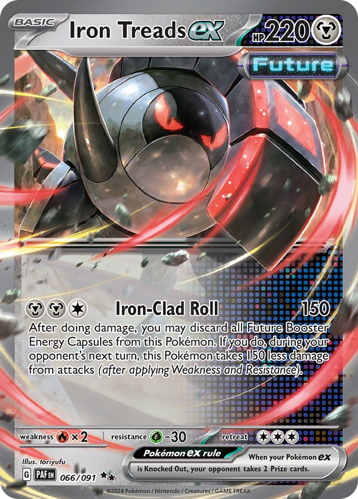 Iron Treads ex (066/091) [Scarlet & Violet: Paldean Fates] | Amazing Games TCG