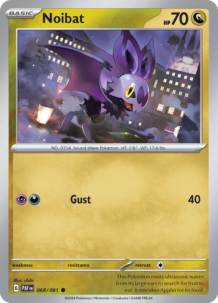 Noibat (068/091) [Scarlet & Violet: Paldean Fates] | Amazing Games TCG