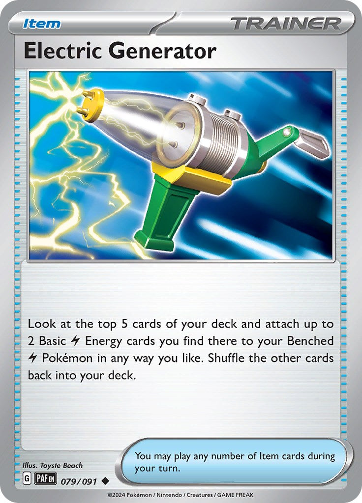 Electric Generator (079/091) [Scarlet & Violet: Paldean Fates] | Amazing Games TCG