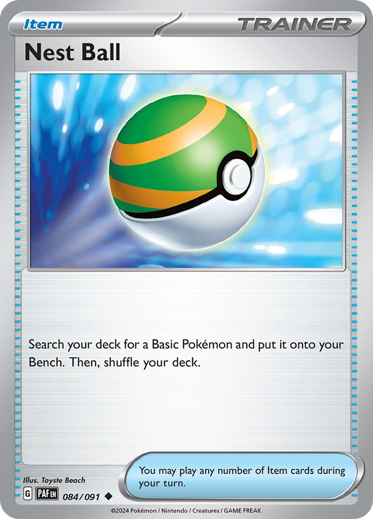 Nest Ball (084/091) [Scarlet & Violet: Paldean Fates] | Amazing Games TCG