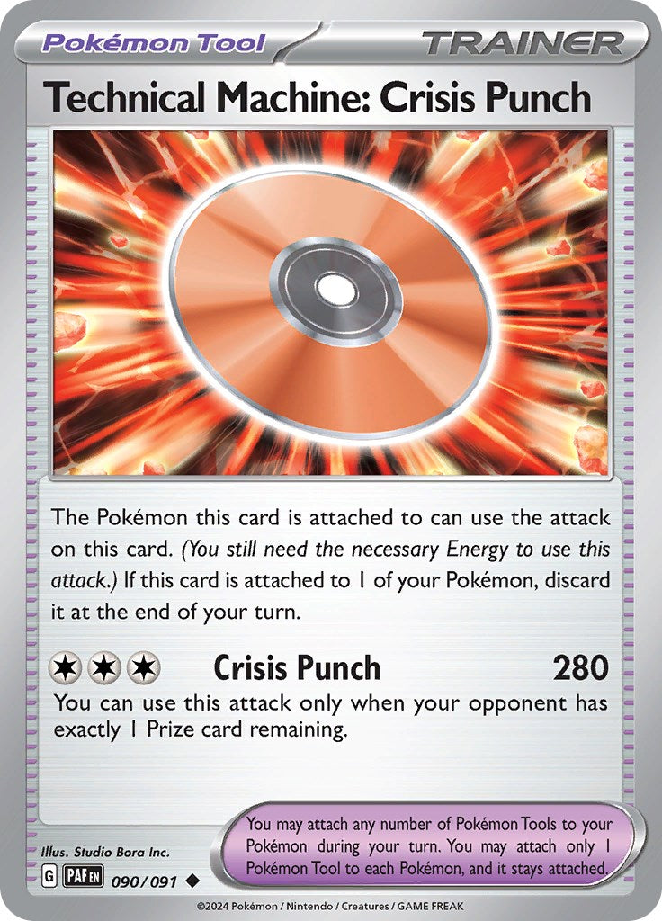 Technical Machine: Crisis Punch (090/091) [Scarlet & Violet: Paldean Fates] | Amazing Games TCG