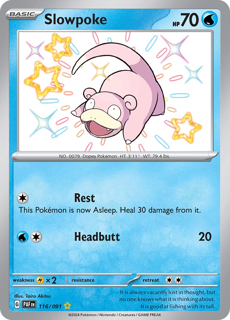 Slowpoke (116/091) [Scarlet & Violet: Paldean Fates] | Amazing Games TCG