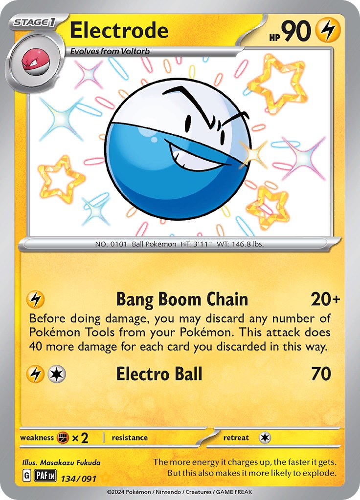 Electrode (134/091) [Scarlet & Violet: Paldean Fates] | Amazing Games TCG